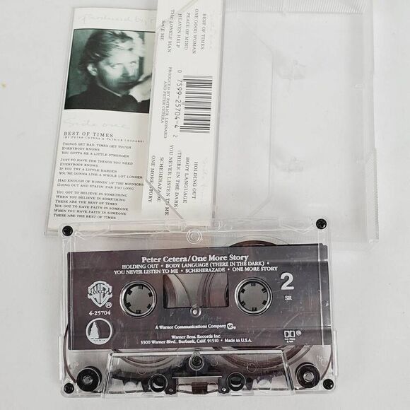 One More Story by Peter Cetera [Cassette Tape] 1988, Warner Brothers - Picture 5 of 5